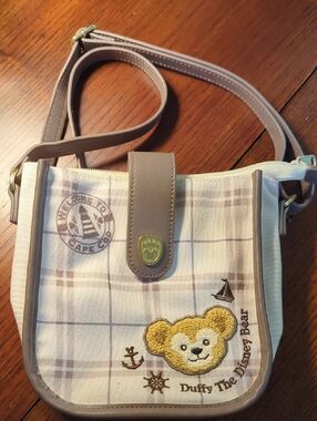 Tokyo Disney Sea Japan Limited Duffy and Friends Checkered Shoulder Bag